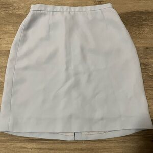 Bebe baby blue skirt size 2, zip up back